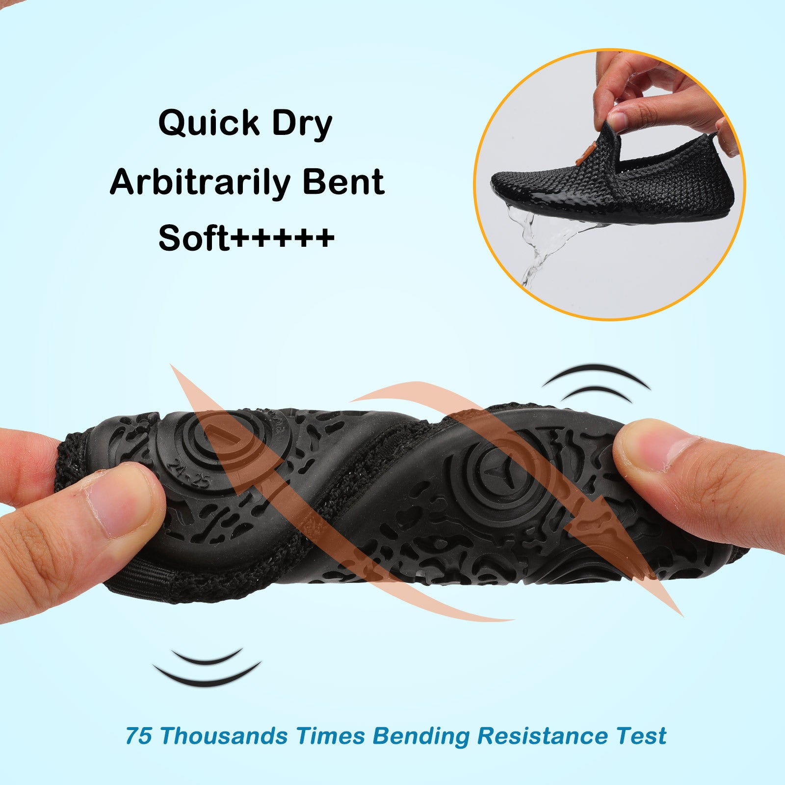 Kid MeshBlack Water shoe B