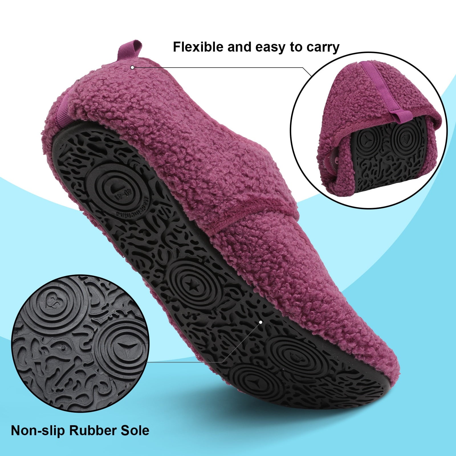 Women Purple Slipper