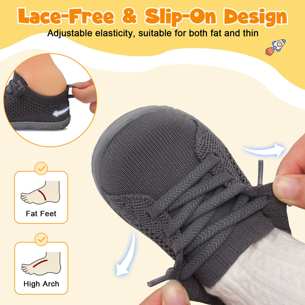 Baby Grey Running Shoes