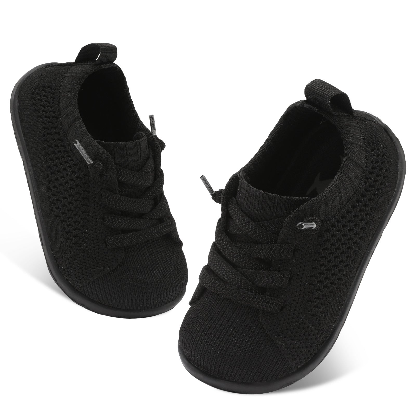 Baby Black Running Shoes