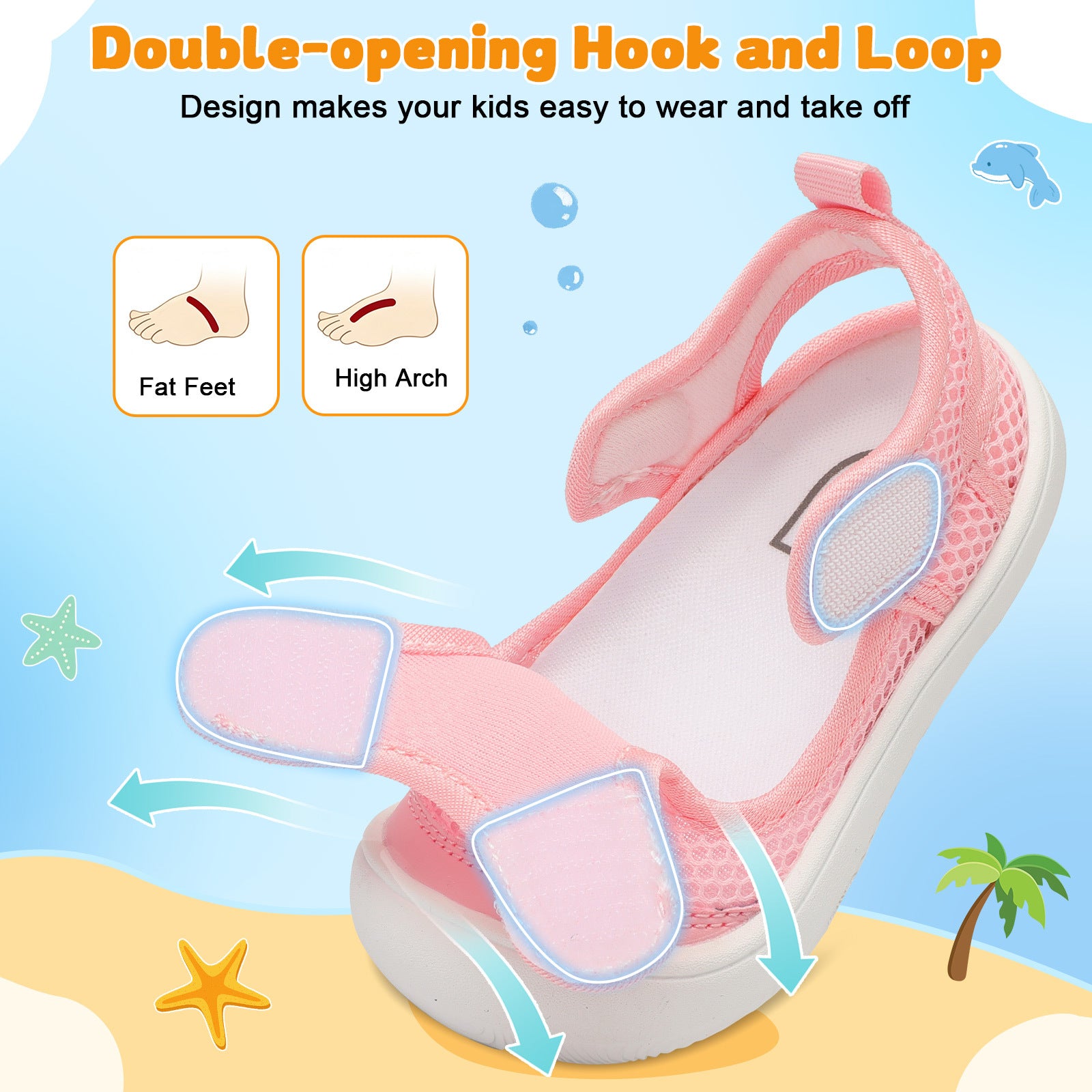 Baby Pink Water shoe C