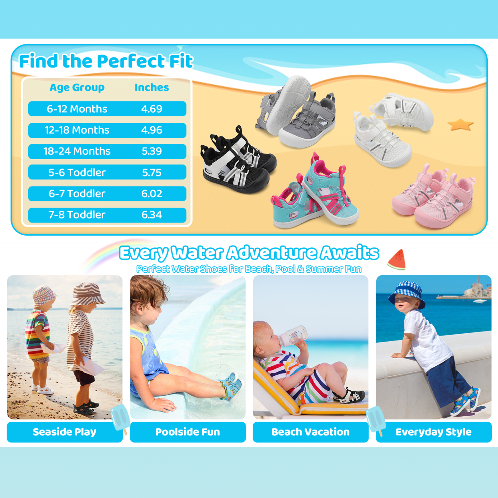 Baby Dinosaur Water shoe D