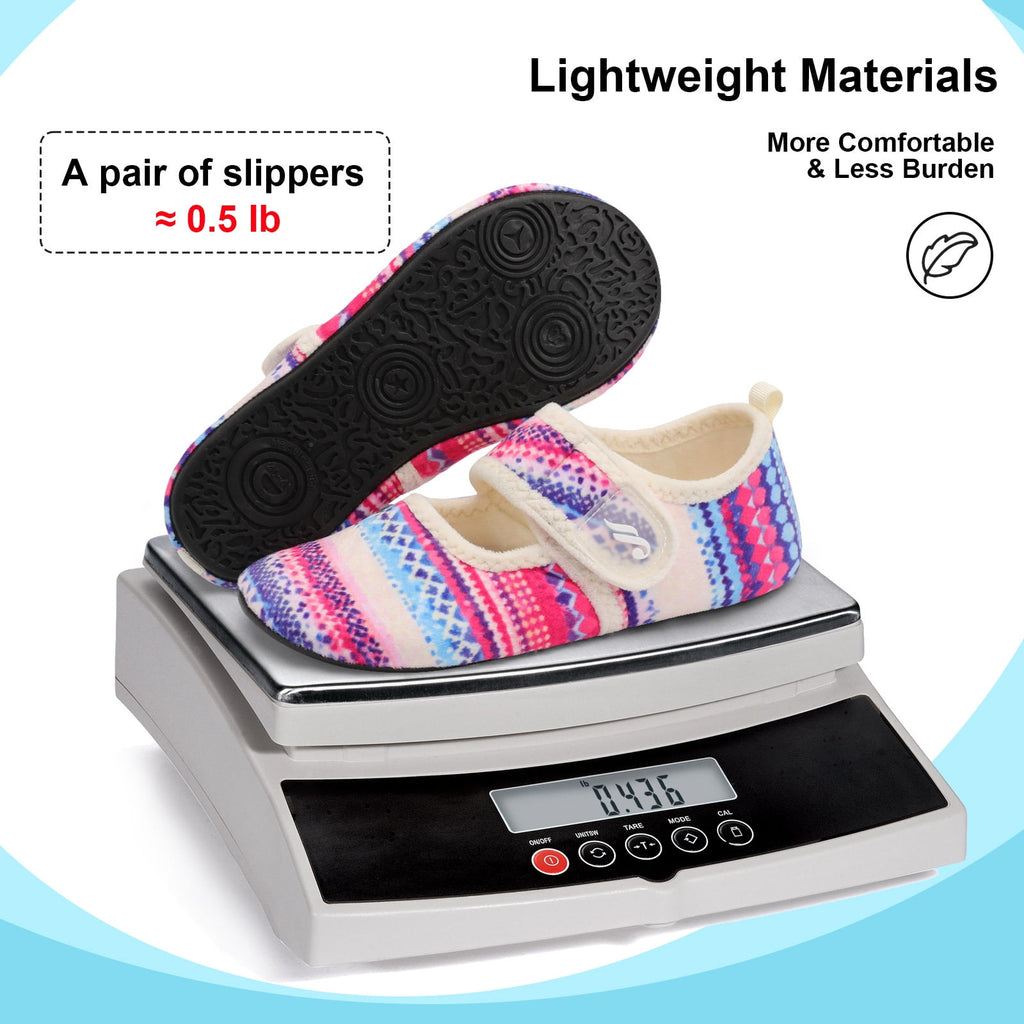 Women Strip Colorful Slipper