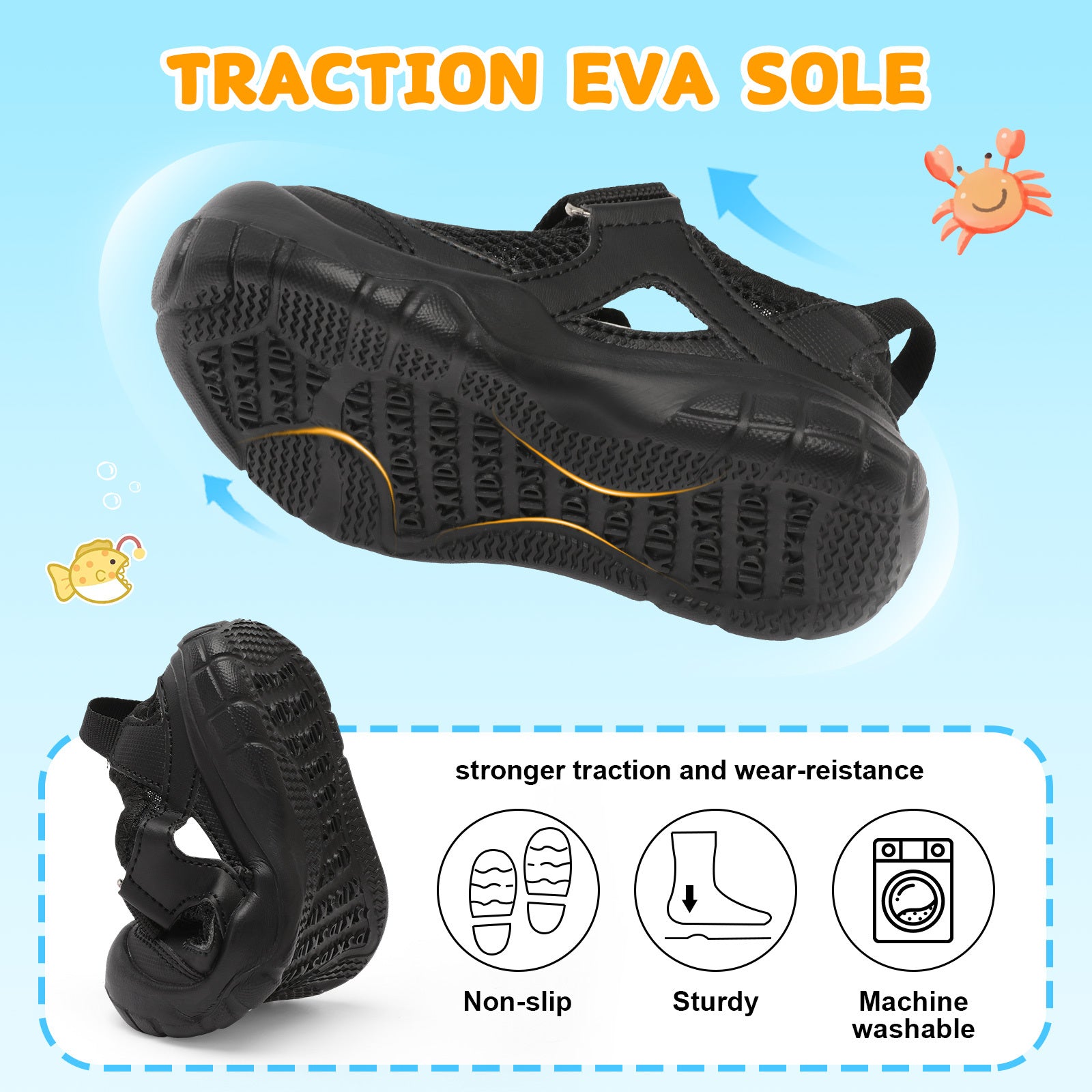Kid Black Water shoe D
