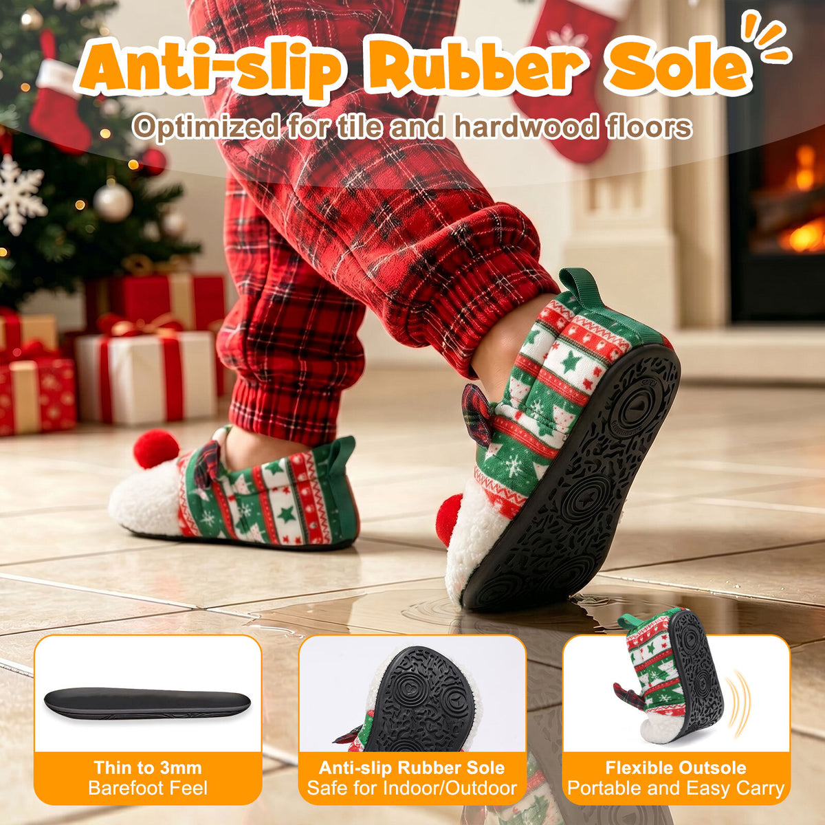 Kid Green Christ Slippers C