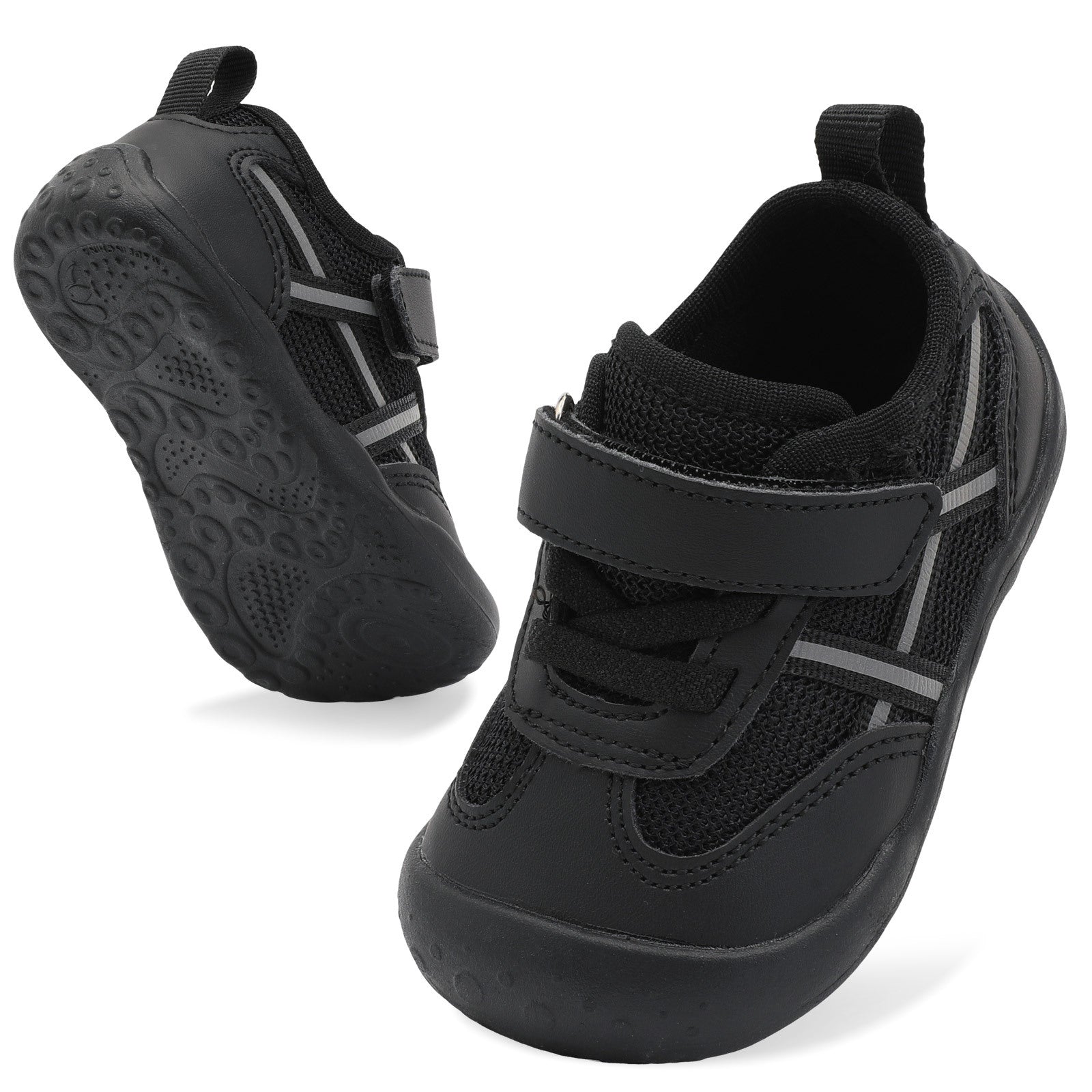 Baby Black Running Shoes