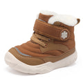 JOINFREE Toddler Boys Girls Snow Boots Waterproof Warm Boots Outdoor Brown