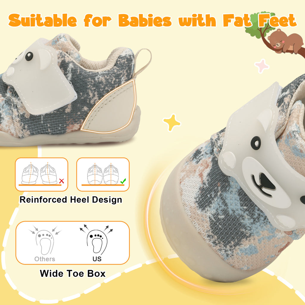 Baby BeigeCamo Running Shoes