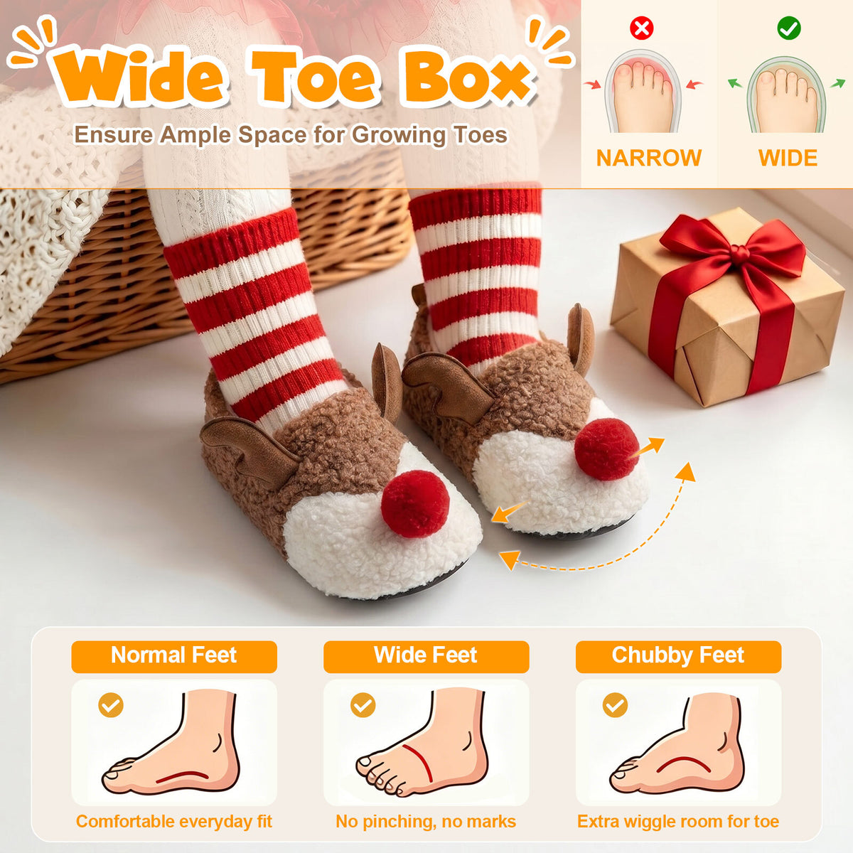 Kid Brown Slippers C