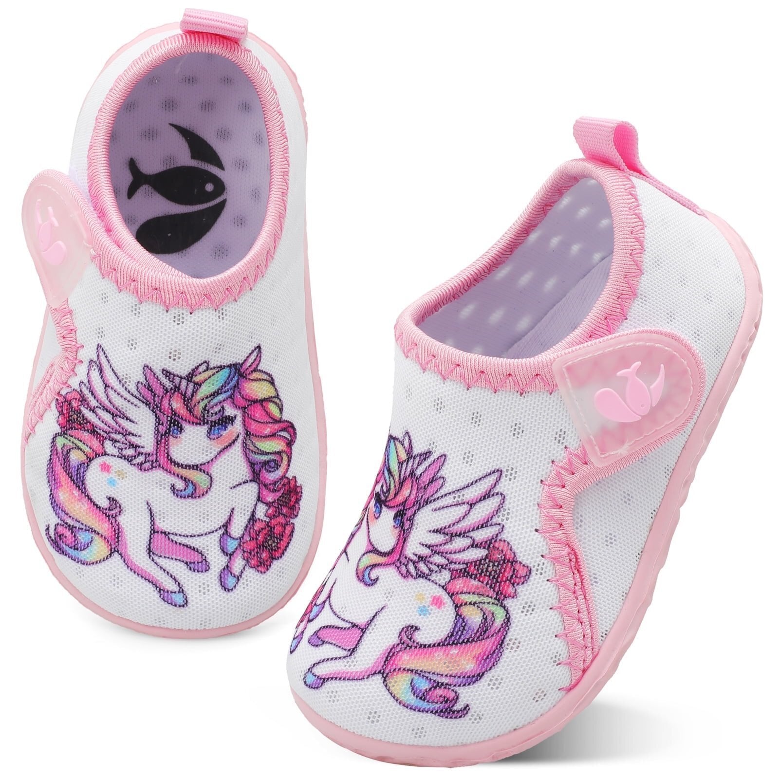 Baby Whitepink unicorn Water shoe B