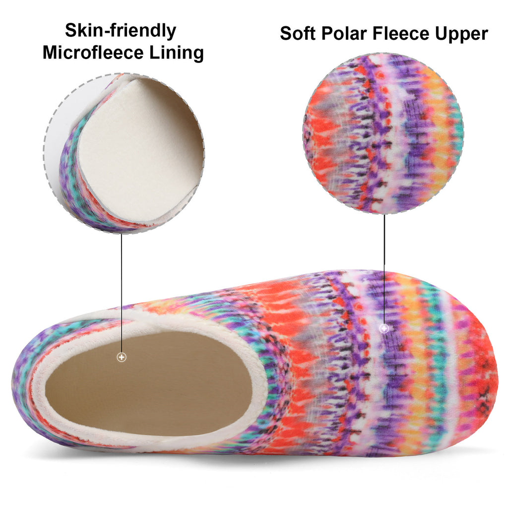 Adult Multi Tiedye House Shoes B