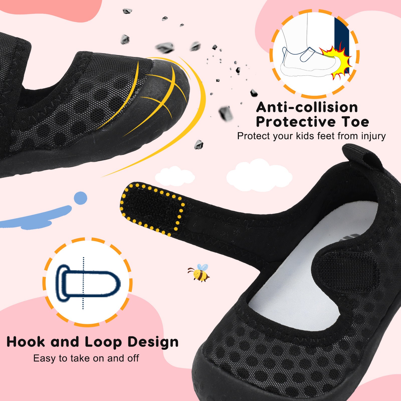 Kid Meshblack Water shoe A