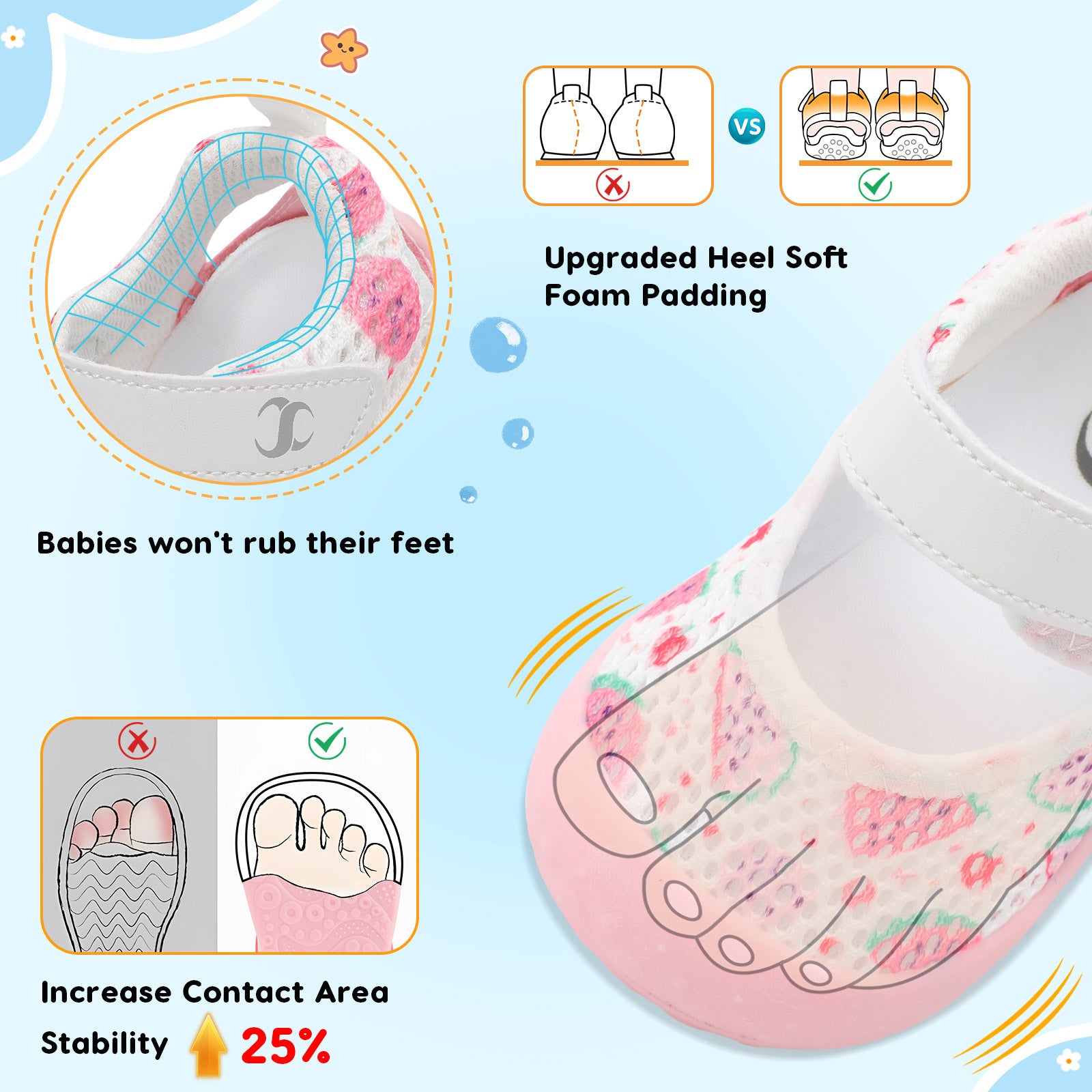 Baby PinkWatermelon Water shoe A