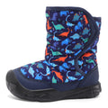JOINFREE Toddler Boys Girls Winter Boots Waterproof Non-Slip Warm Boots Outdoor BlueDinosaur