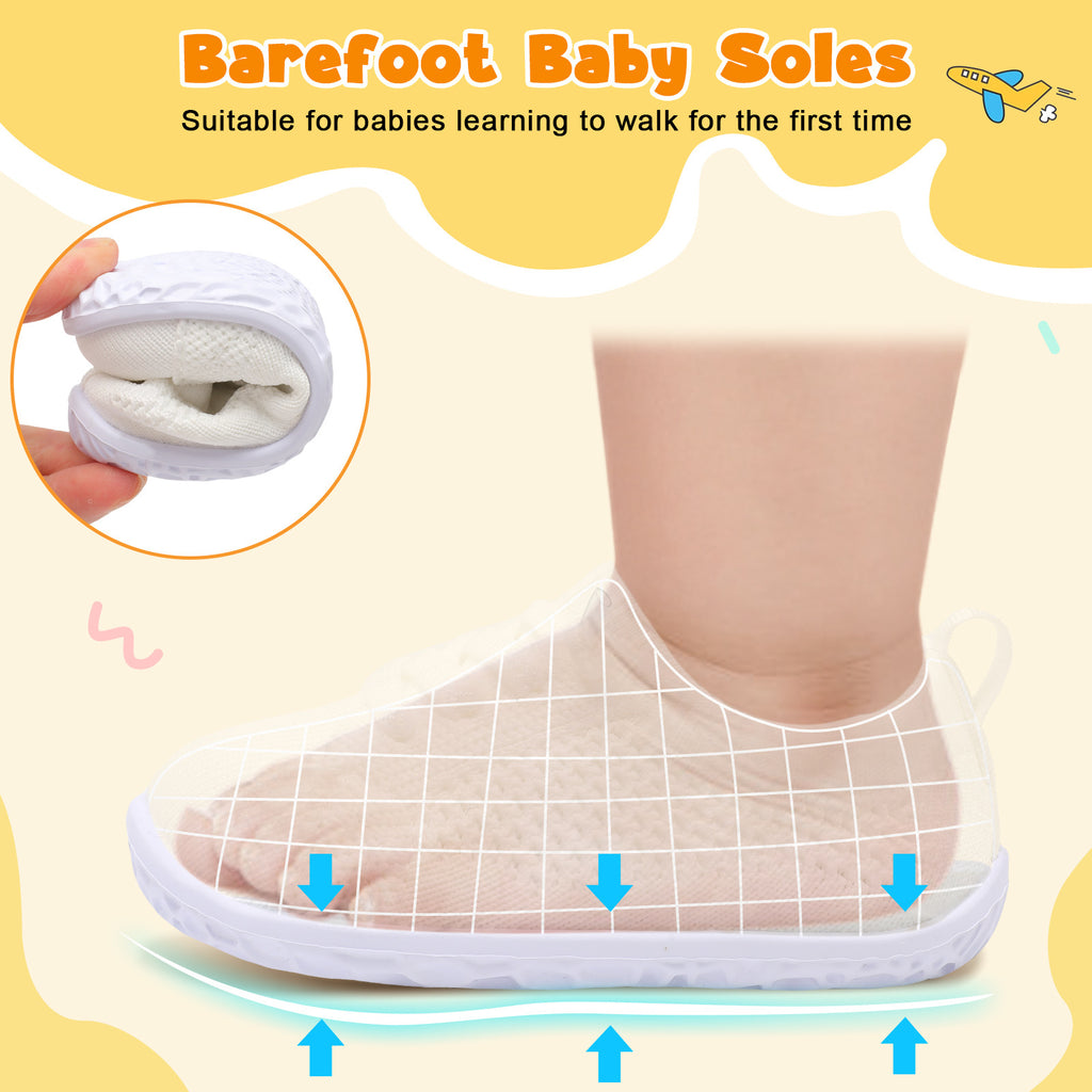 Baby White Running Shoes