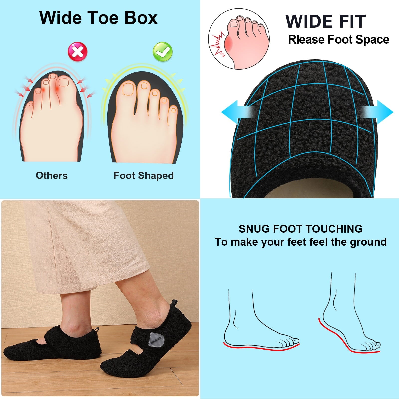 Women Black Slipper