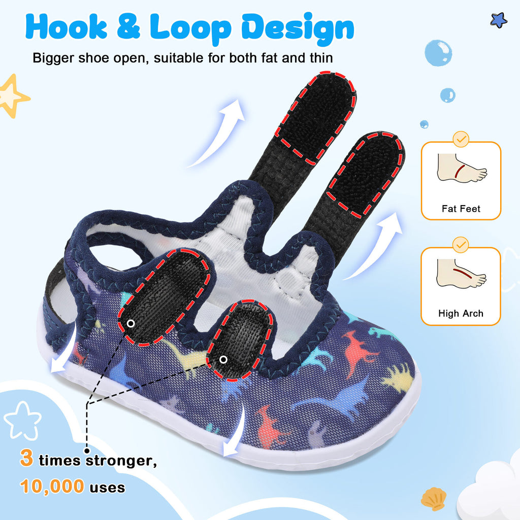 Baby Blue Dinosaurs Water shoe B