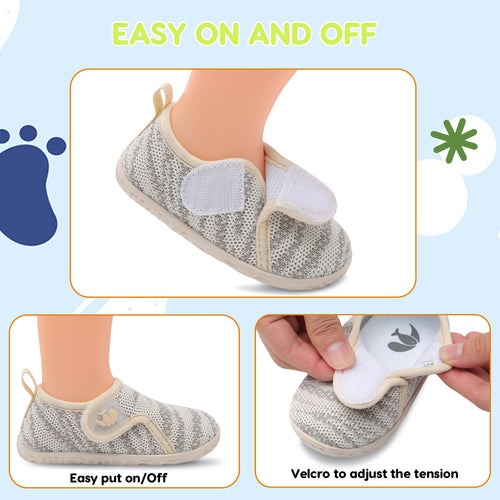 Baby Beige Pattern Walk shoe C
