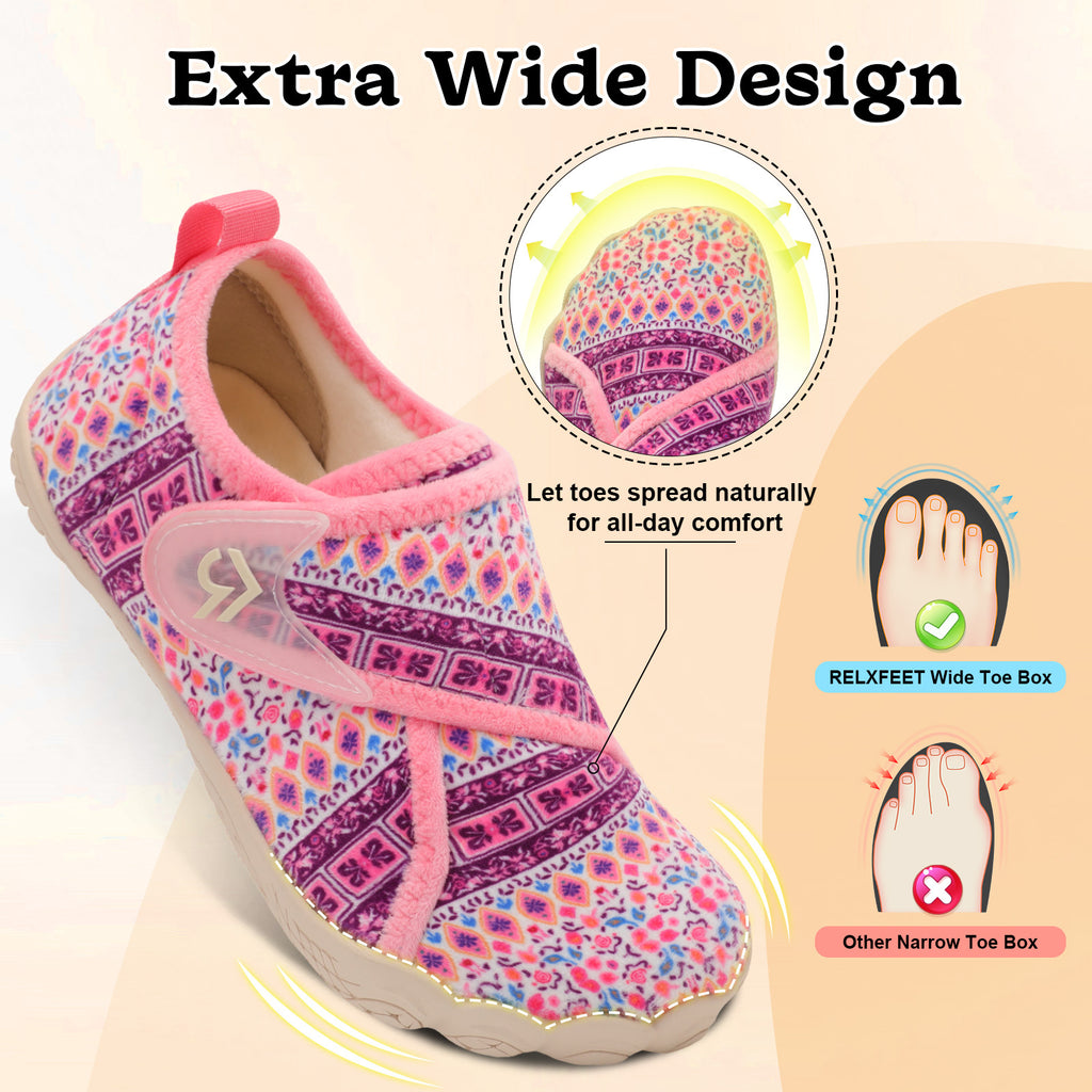 Women Pink Bohemia House Shoes A