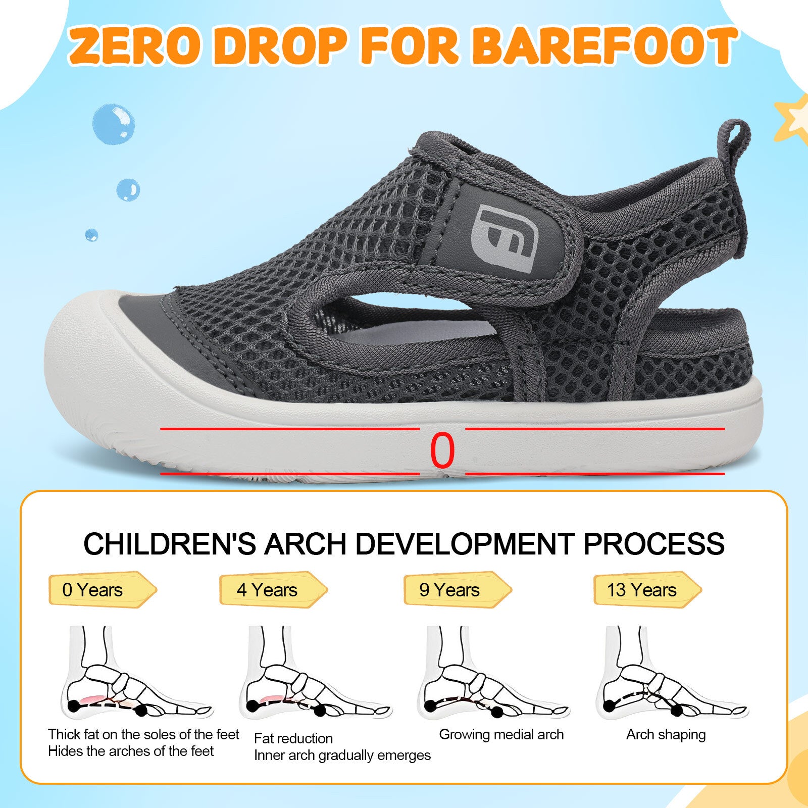Baby DarkGrey Water shoe C