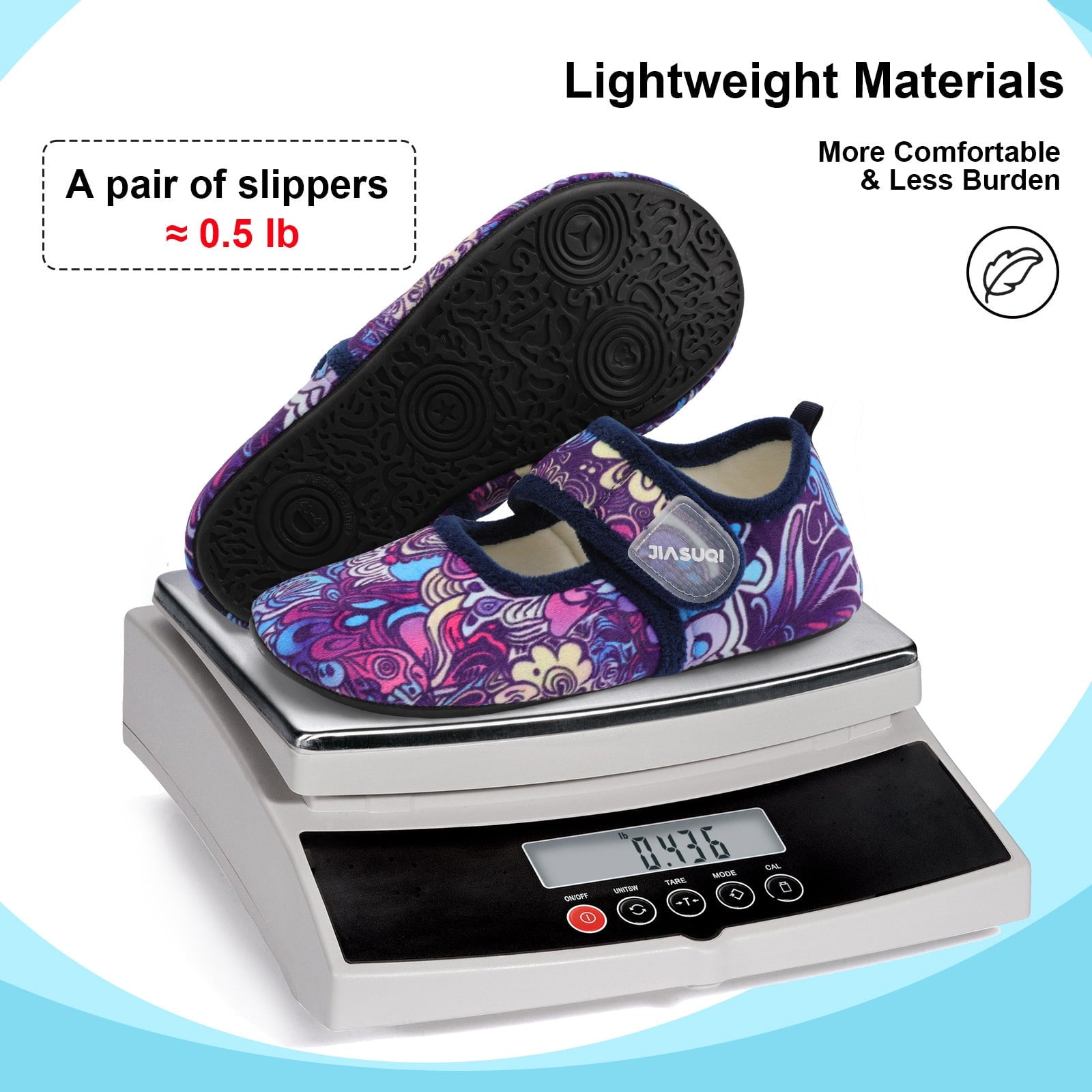 Women Paint Purple Slipper