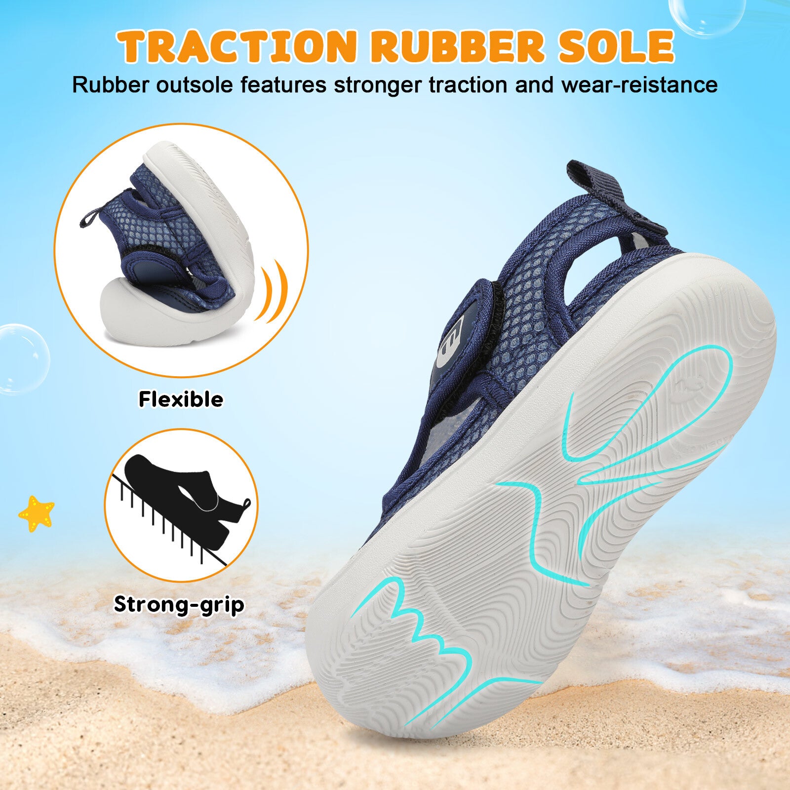 Baby NavyBlue Water shoe C