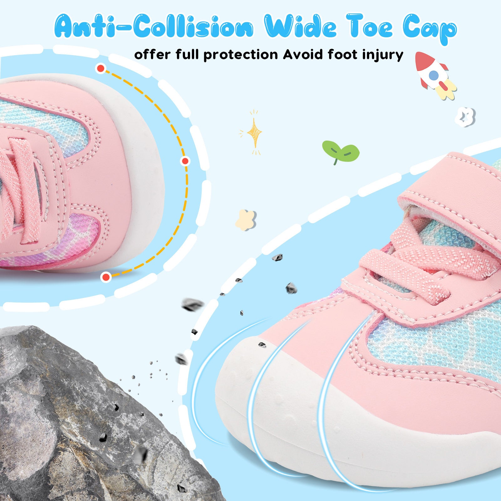 Baby PinkMermaid Running Shoes