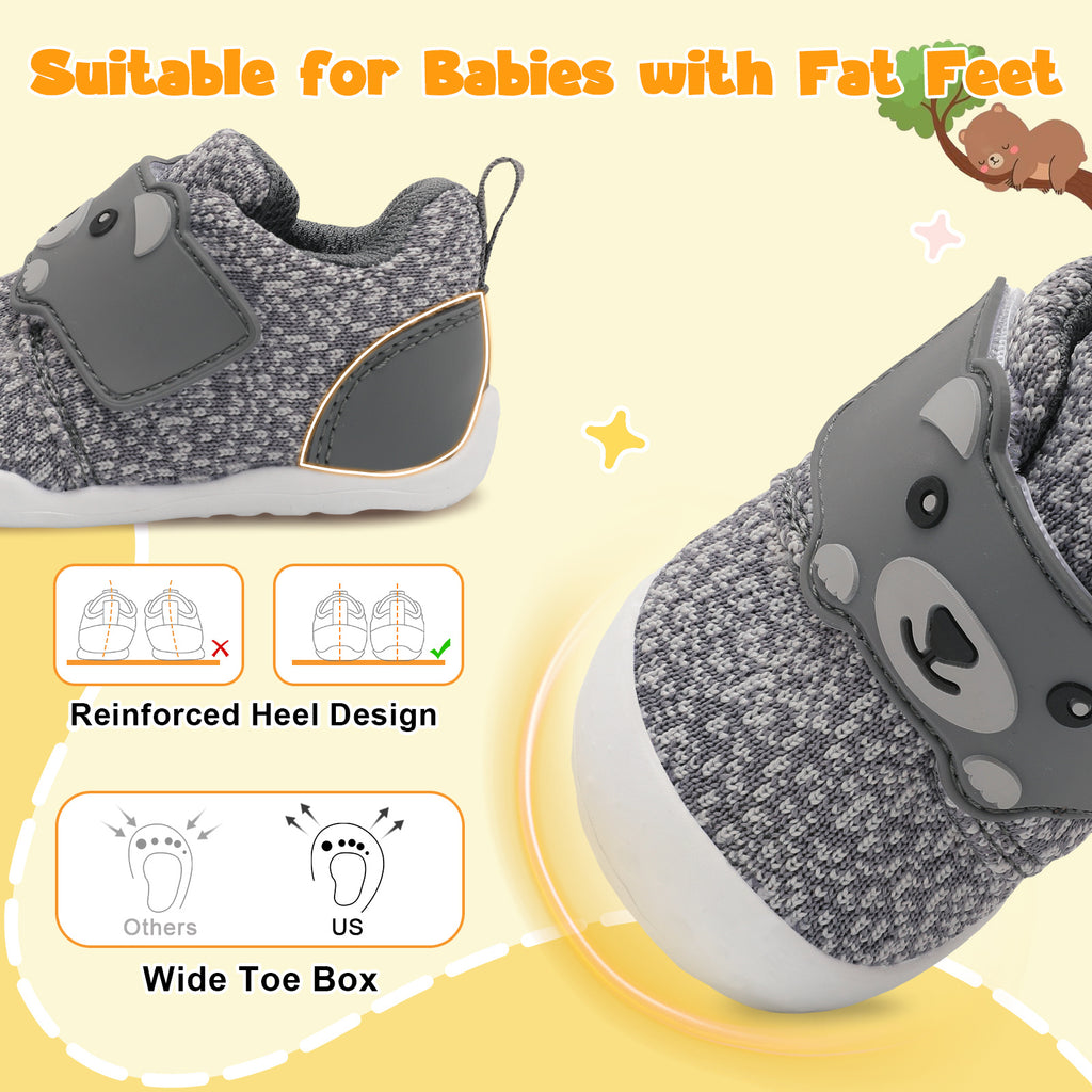Baby Grey Running Shoes