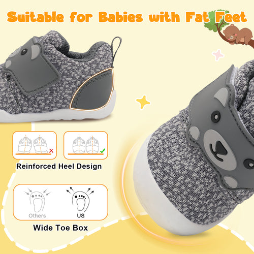 Baby Grey Running Shoes