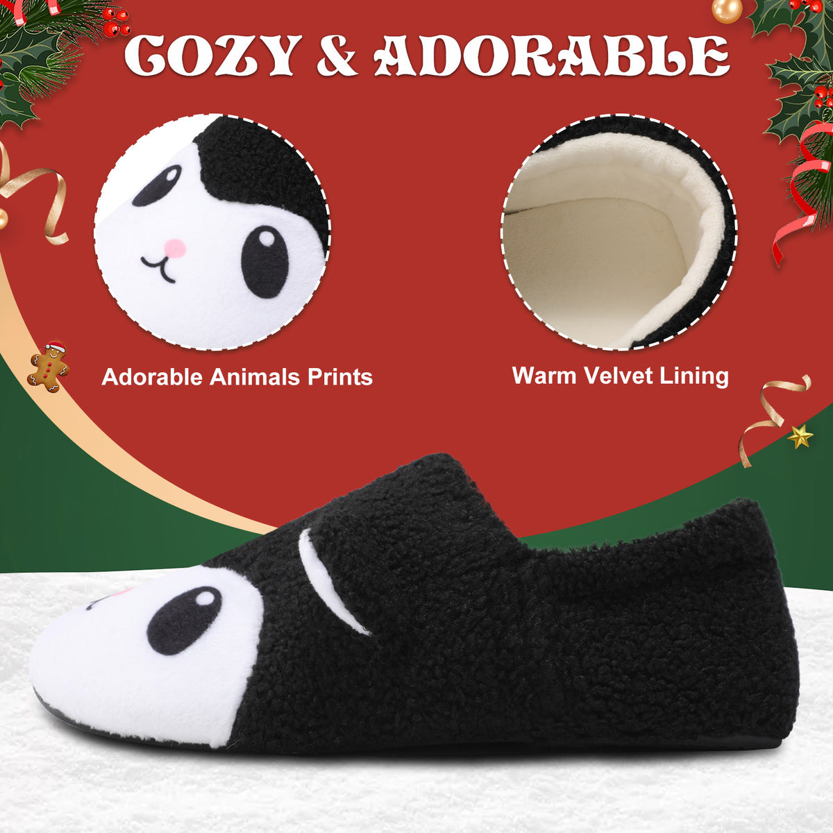 Women Pandablack House Shoes B