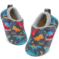 Kid Grey Dinosaur Slipper B