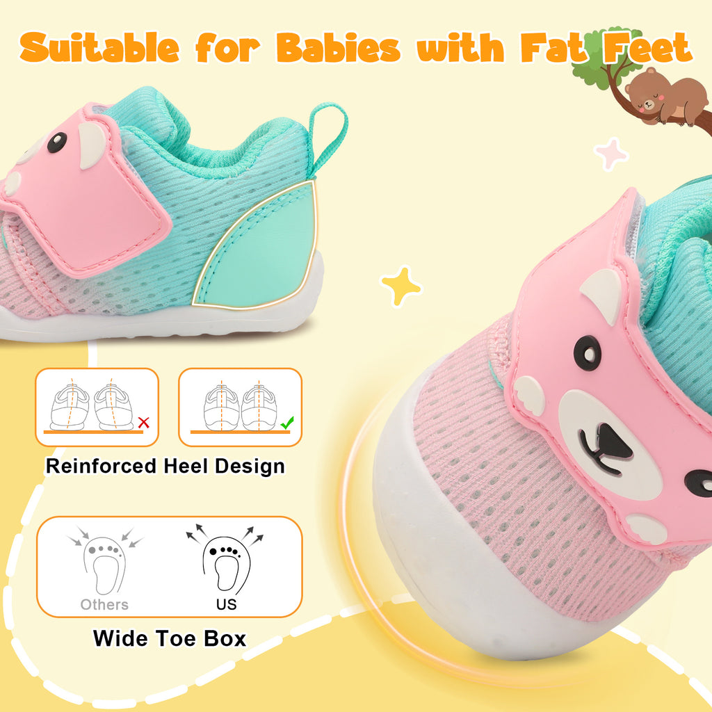 Baby PinkGreen Running Shoes