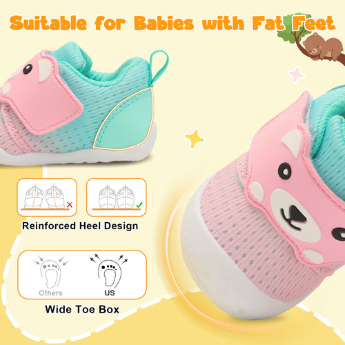Baby PinkGreen Running Shoes