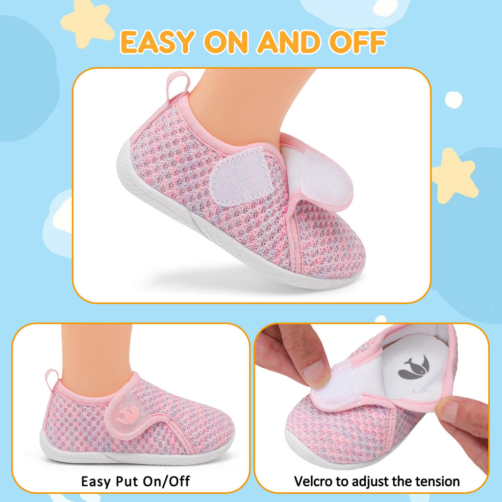 Baby Pink Purple Walk shoe F