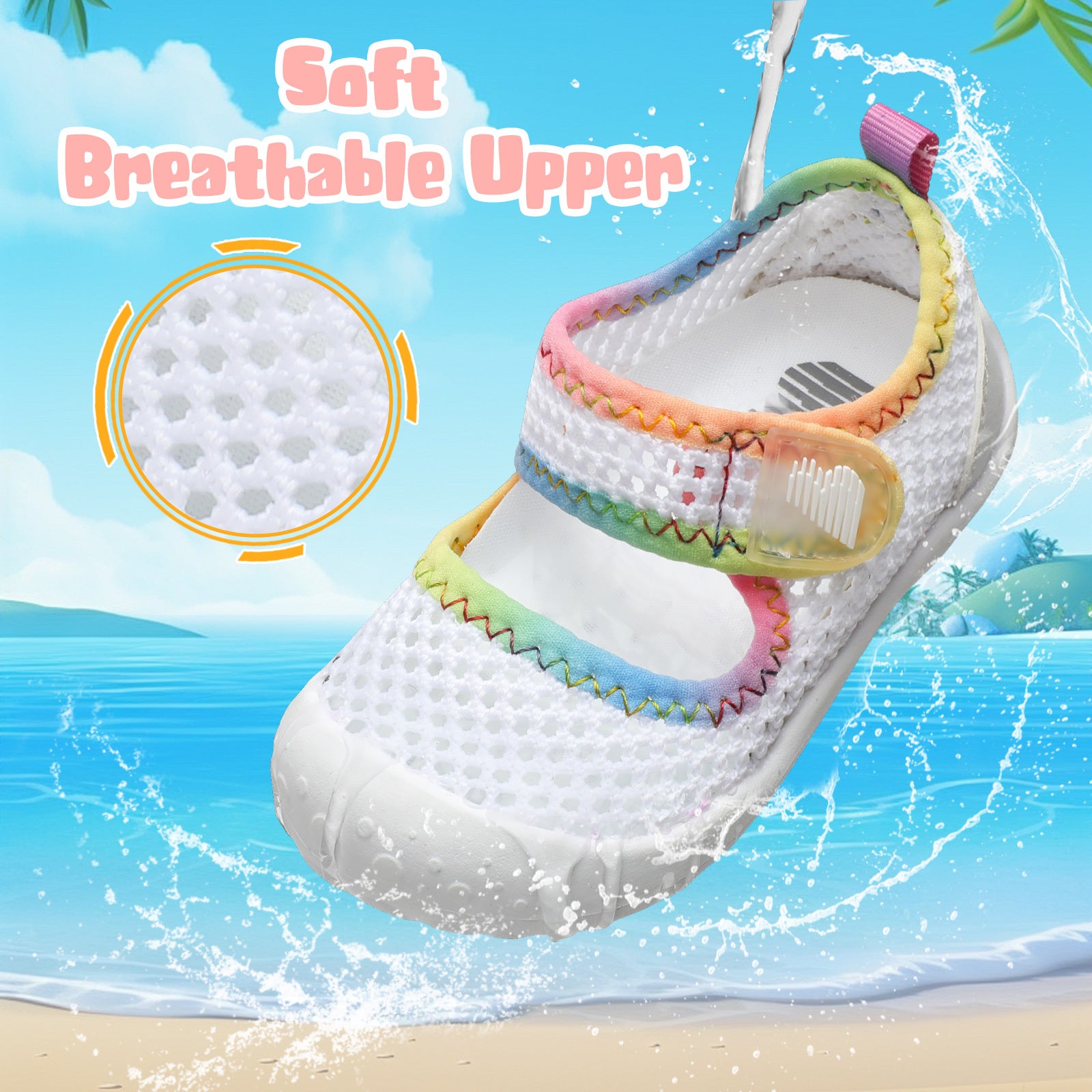 Kid Knitwhite Water shoe A