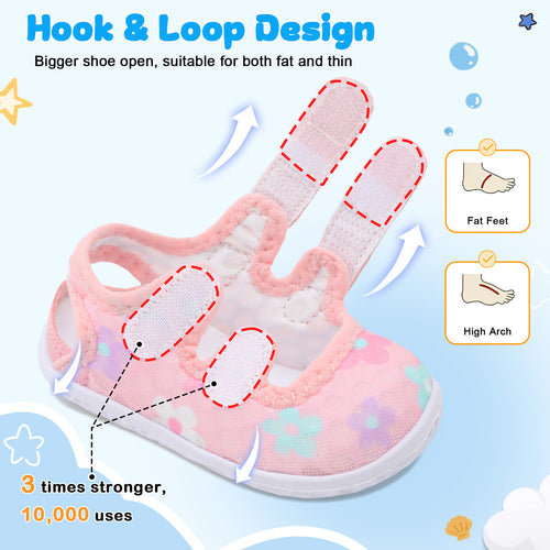 Baby Pink Flowers Water shoe B