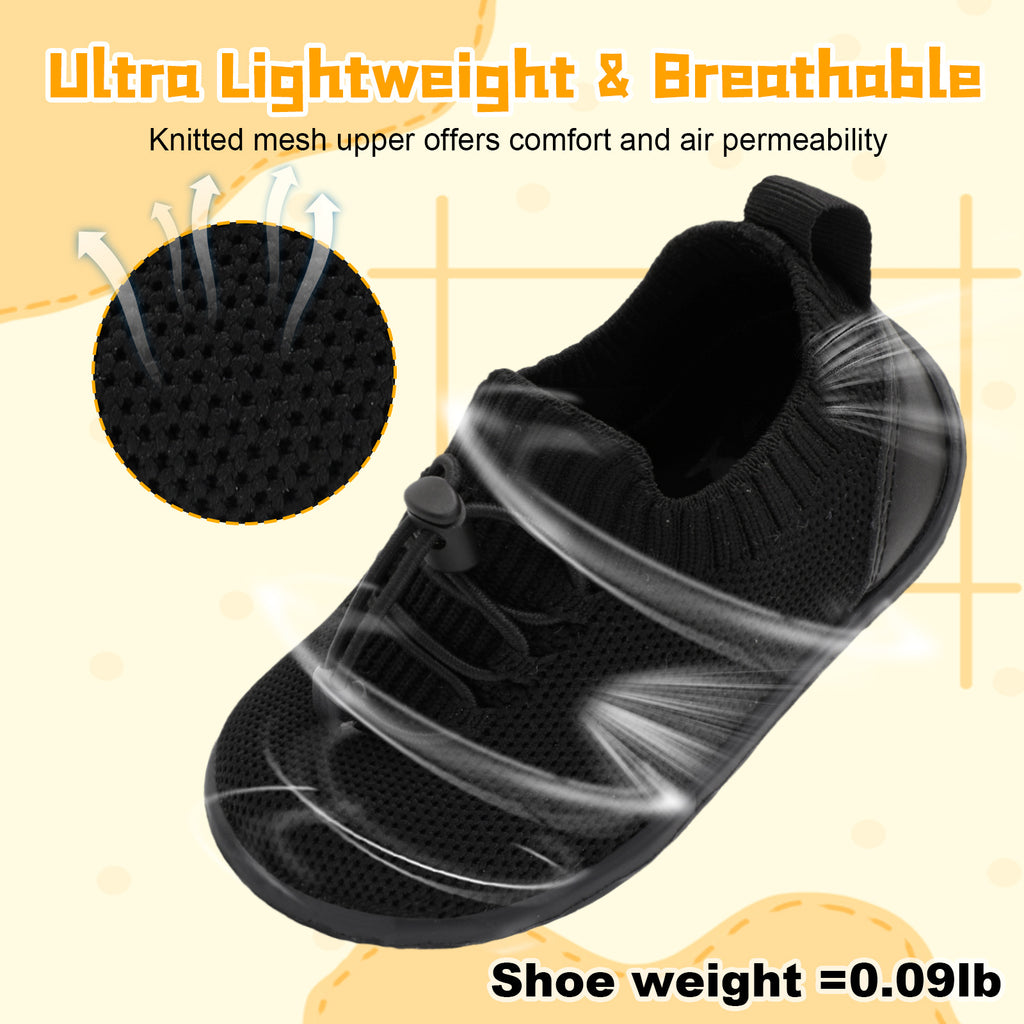 Toddler Black Running Shoes