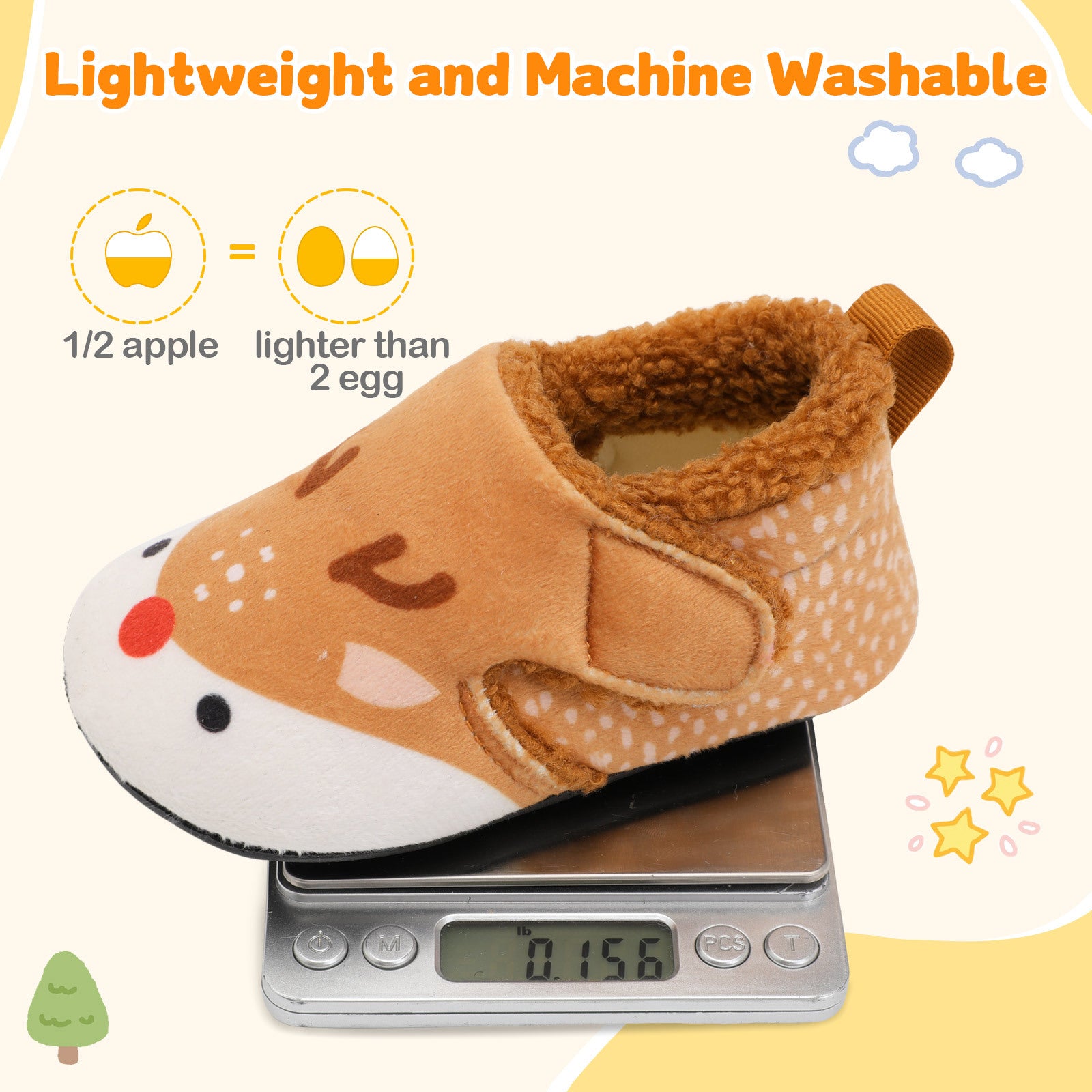 Kid Deer Slipper B