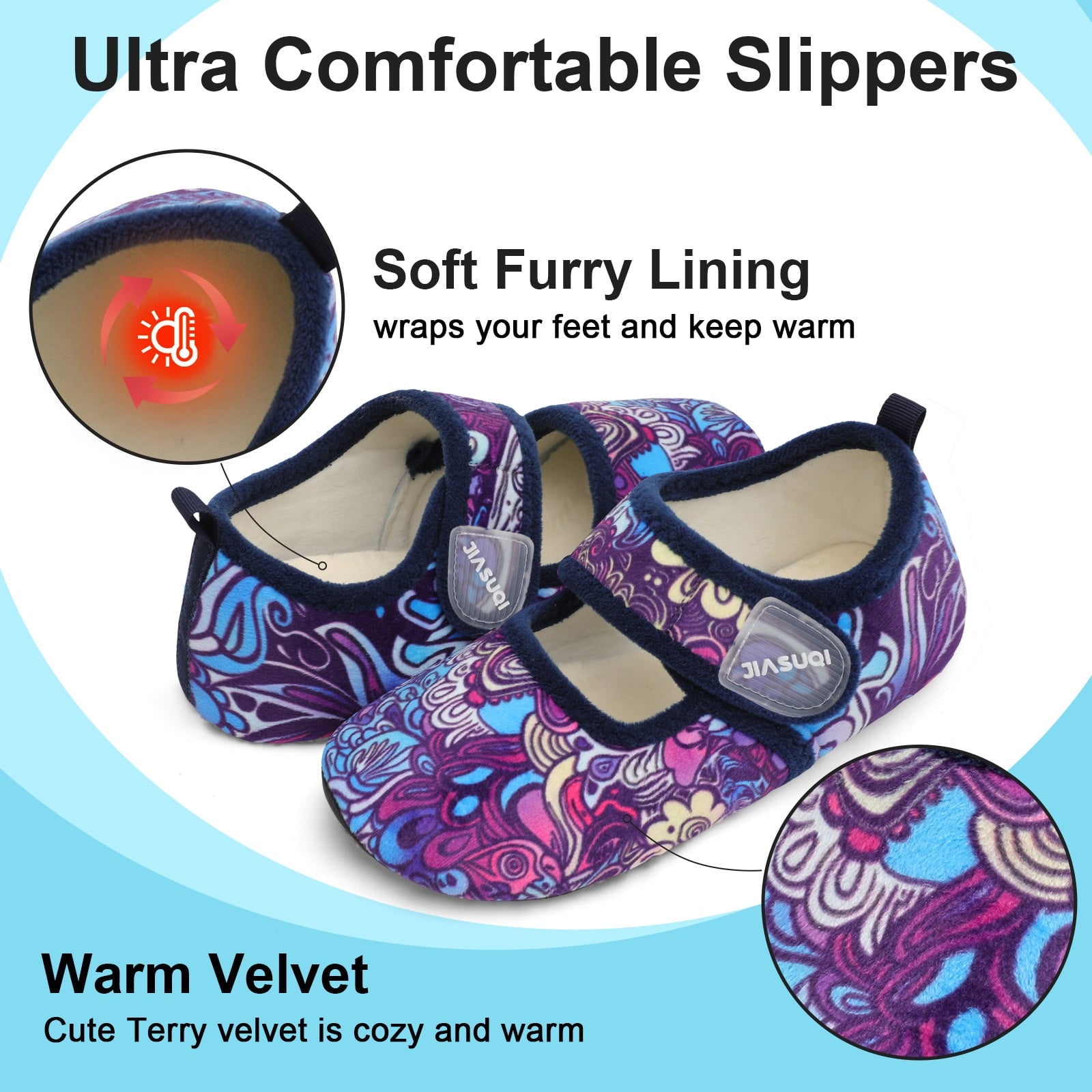 Women Paint Purple Slipper
