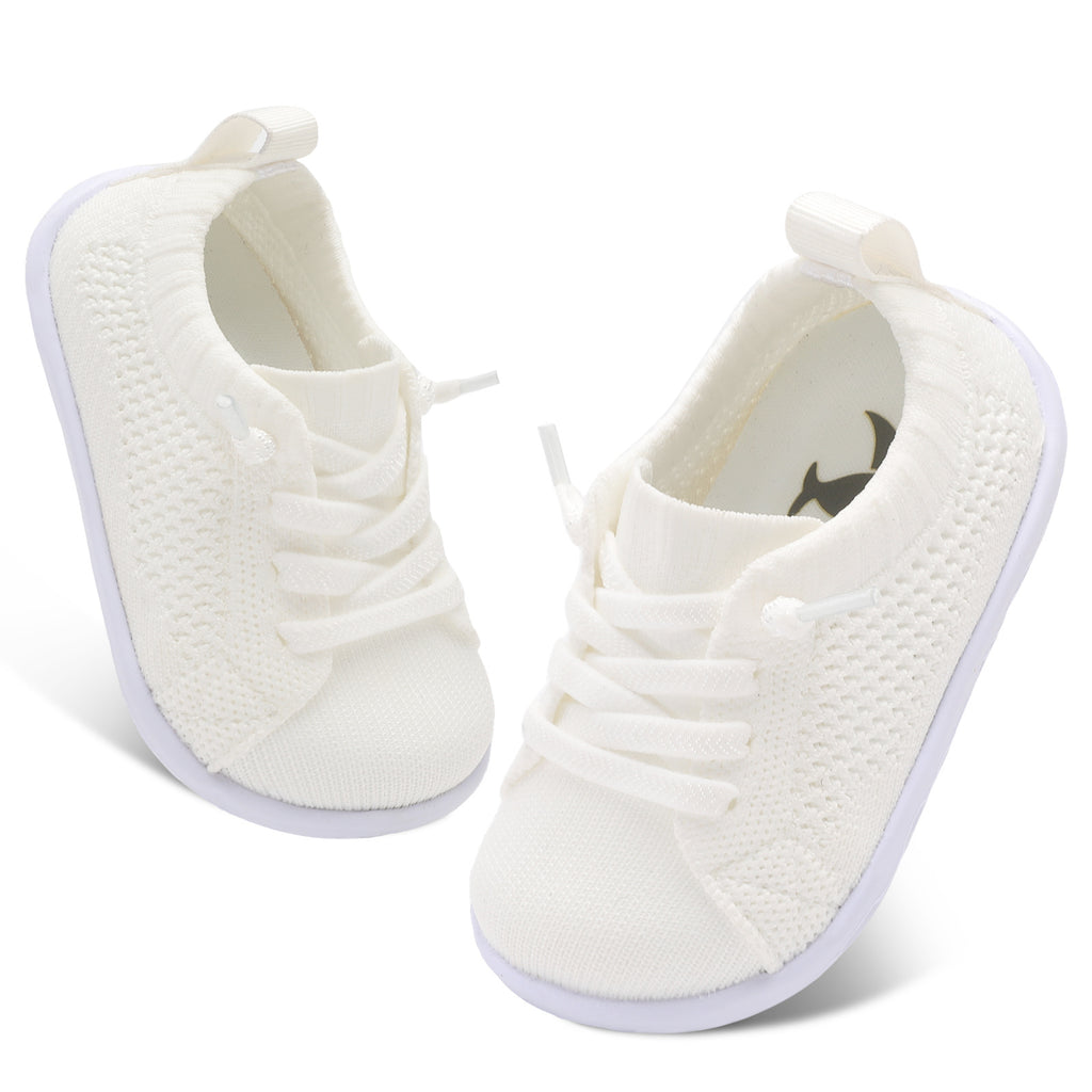 Baby White Running Shoes