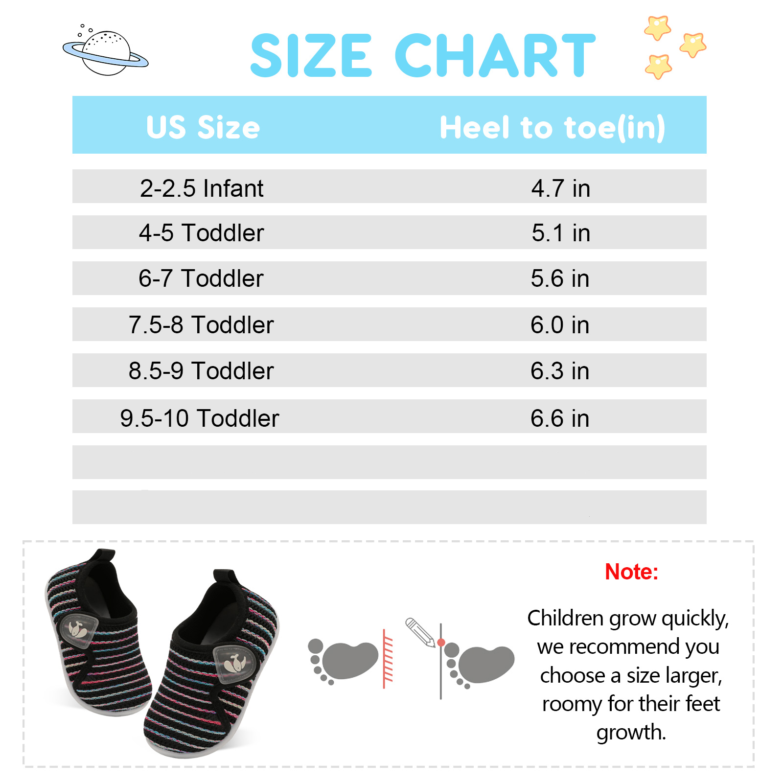 Baby BlackColorful Walk shoe F