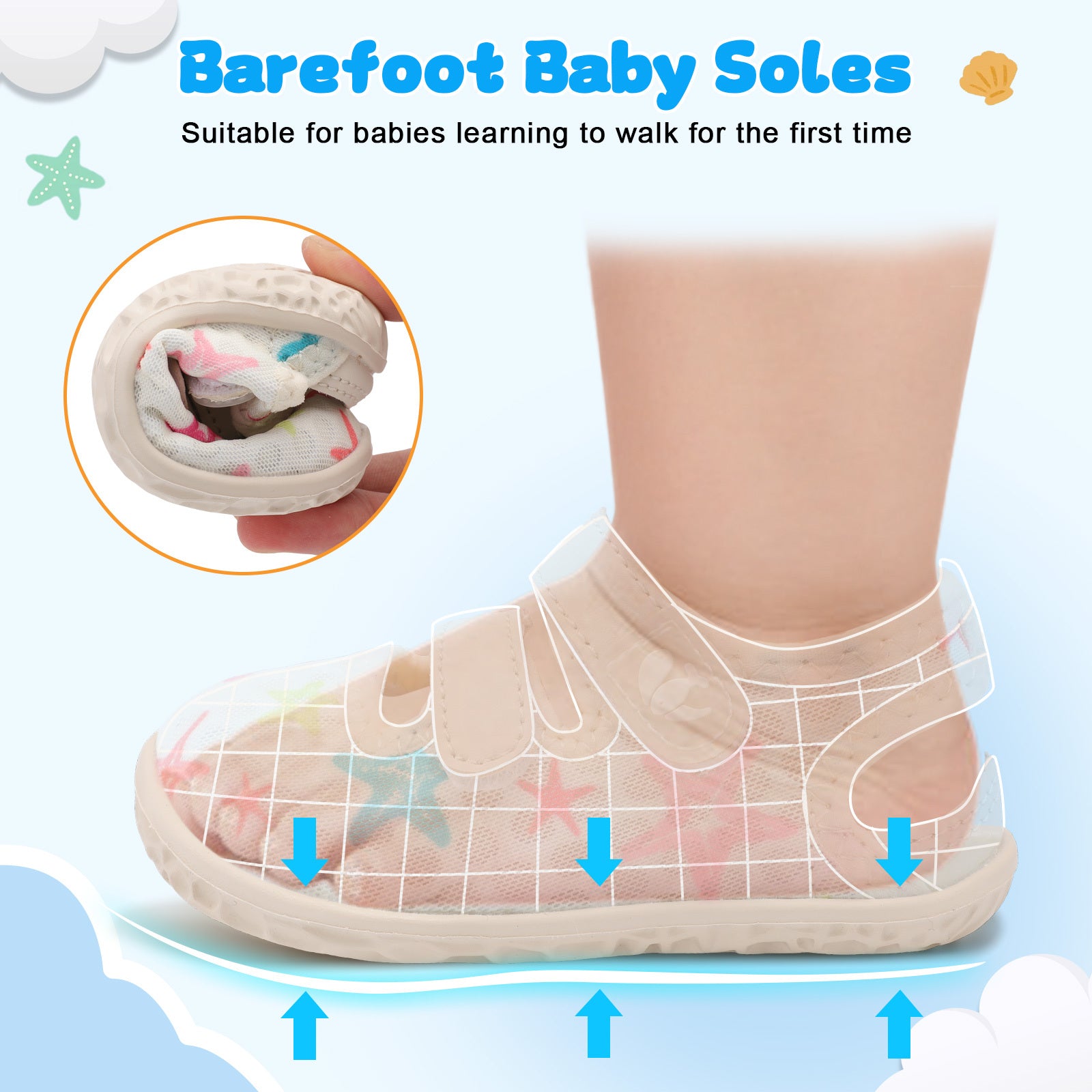 Baby Beige Starfish Water shoe B