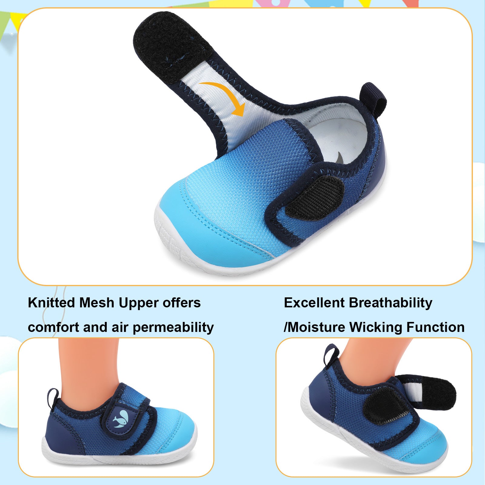 Baby GradientBlue Walk shoe C