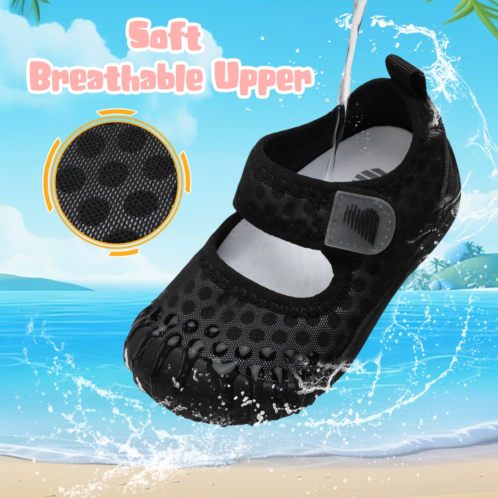 Kid Meshblack Water shoe A