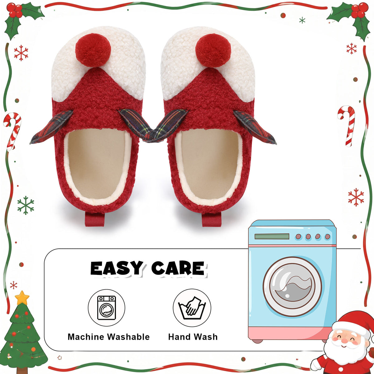 Kid Red Christ Slippers C