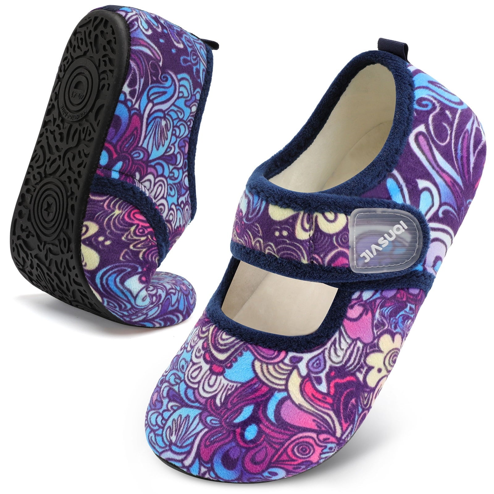 Women Paint Purple Slipper