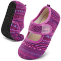 Women Strip Purple Slipper