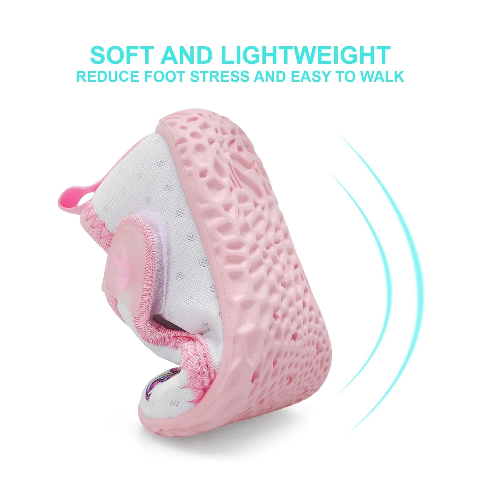 Baby Whitepink unicorn Water shoe B