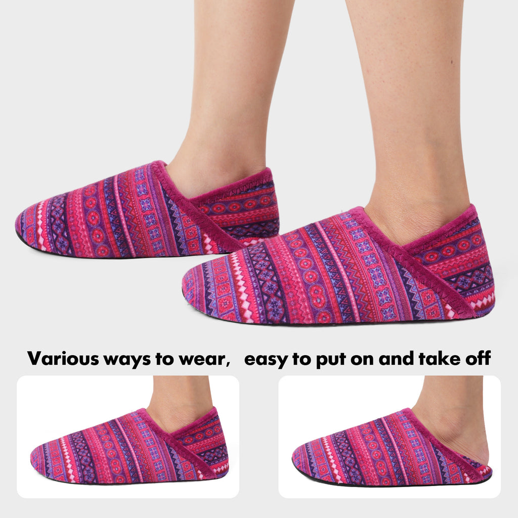 Adult Purple Bohemia House Shoes B