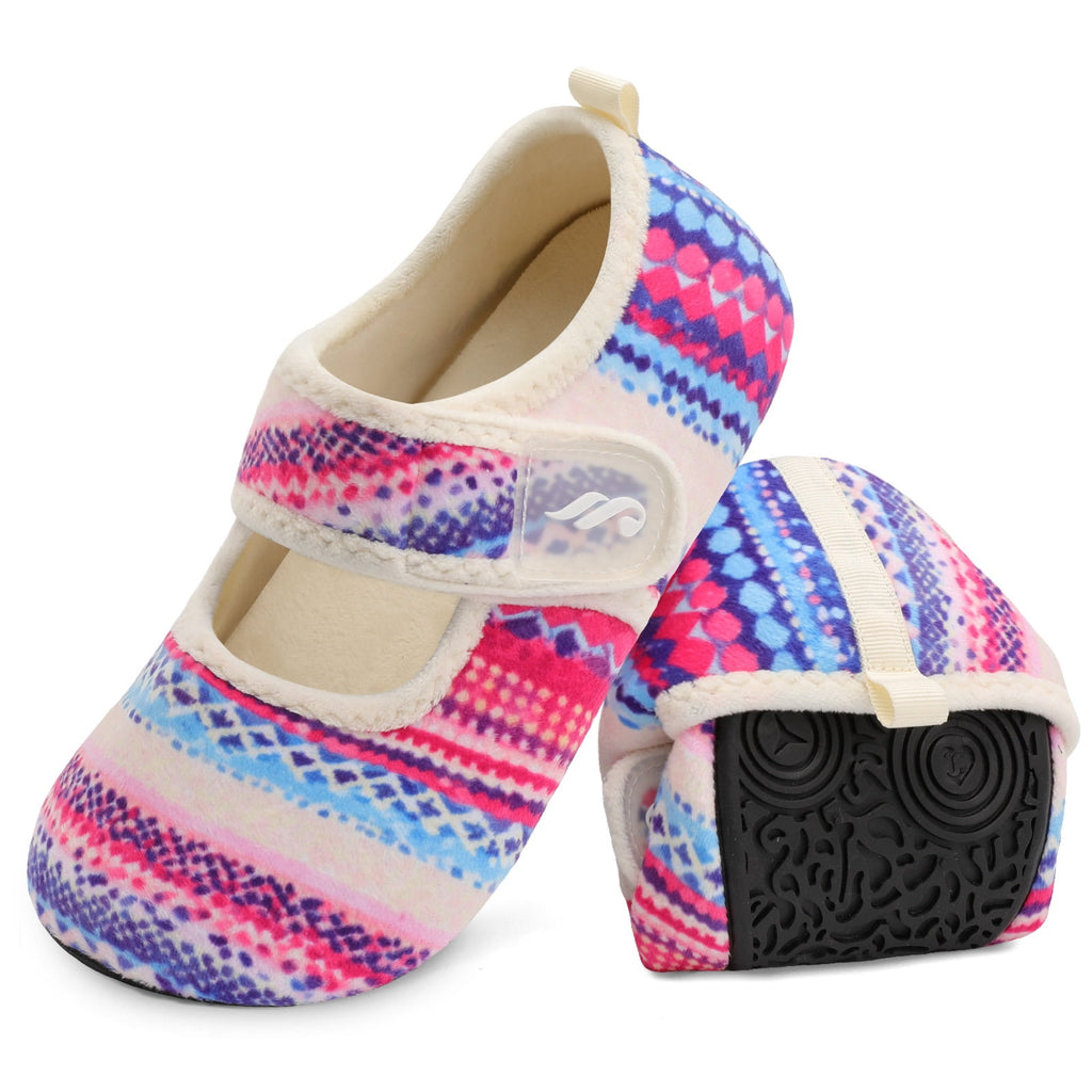 Women Strip Colorful Slipper